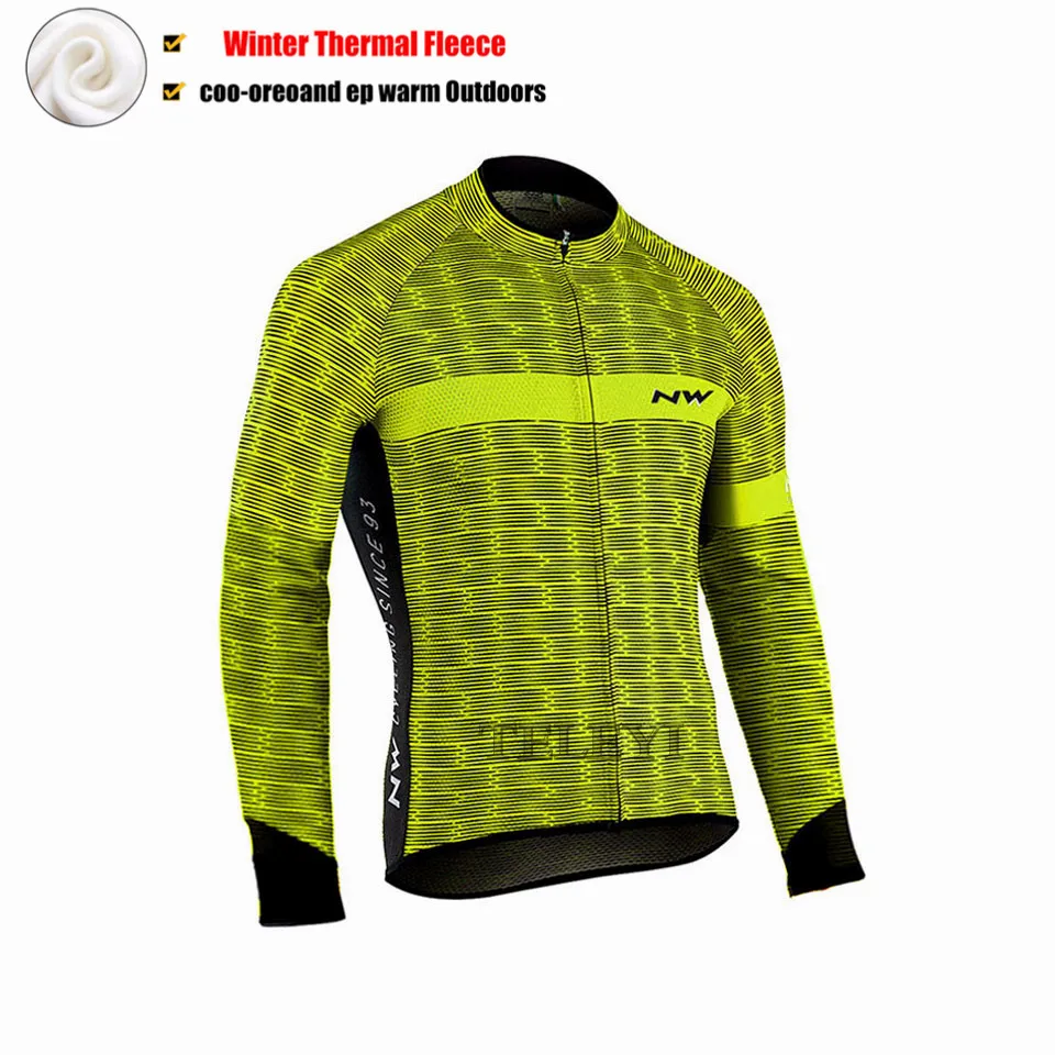 NW профессиональная команда, мужские куртки для велоспорта, Зимняя Теплая Флисовая Джерси для велоспорта, теплая одежда для горного велосипеда, куртка, несколько вариантов