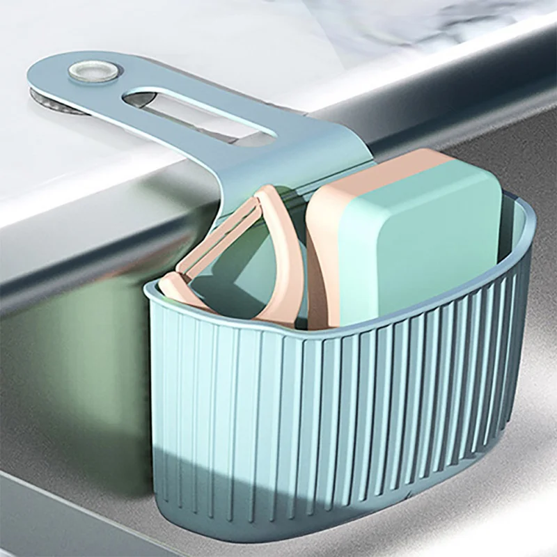 

Sink Shelf Soap Sponge Drain Rack Bathroom Holder Kitchen Storage Suction Cup Kitchen Organizer Sink kitchen Accessories1