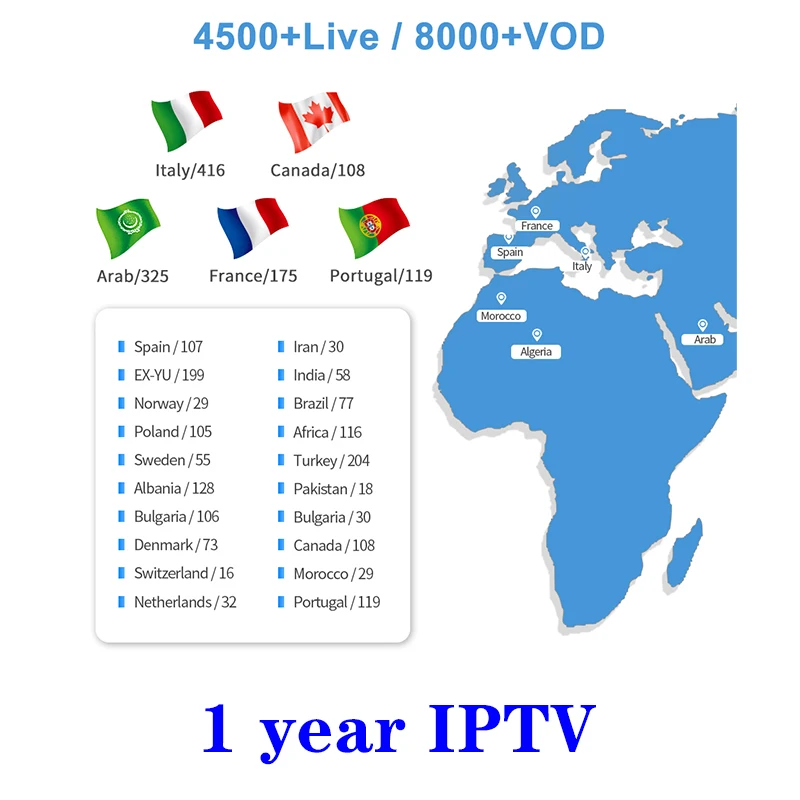 no box 1 year IPTV Wechip H96 Pro Plus Android 7,1 ТВ приставка Amlogic S912 Восьмиядерный 3g 32G 2,4G/5,8 GHz Wifi HDMI 4K HDR BT4.1 телеприставка медиаплеер - Цвет: no box 1 year IPTV