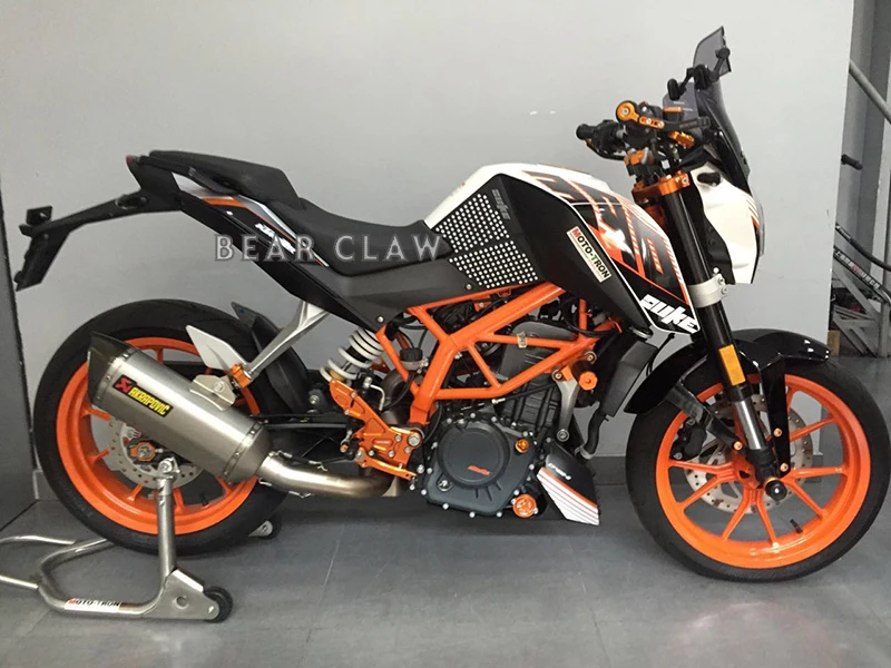 Для KTM 125 200 250 390 Duke Высококачественная Защитная противоскользящая наклейка на бак