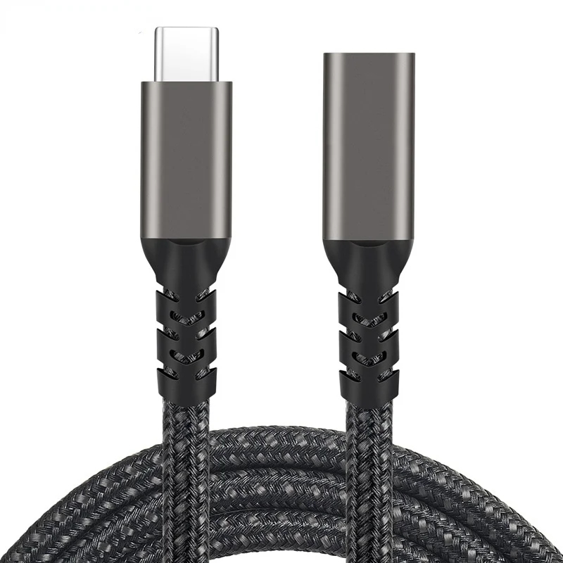Hd 4K 60Hz Pd 5A Usb3.1 Type-C Extension Cable 100W Usb-C Gen 2 10Gbps Extender Cord For Macbook Nintendo Switch Samsung Laptop