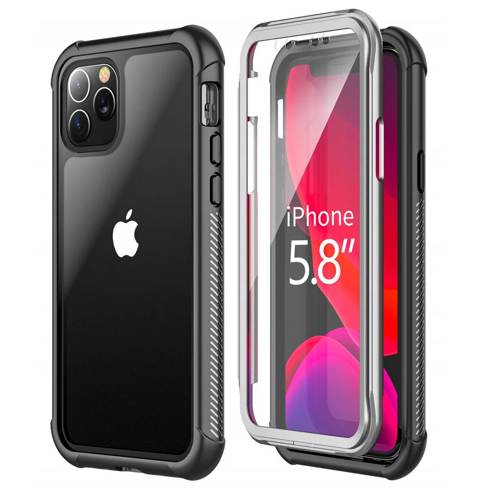 For Coque Iphone 11 Pro Max Case 360 Protection Iphone11 Case 2 In 1 Clear Front Back Etui For Iphone 11pro Xr Xs Max X Cover Fitted Cases Aliexpress