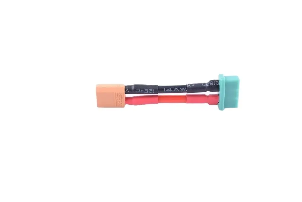2 шт. мужской XT30 к гнезду MPX адаптер батареи 14awg RC кабель для зарядки 40 мм|Детали и