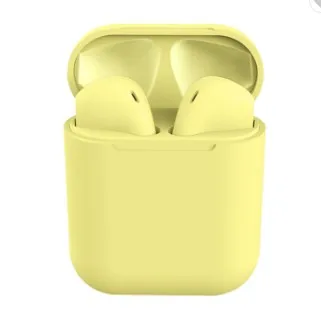 i12 yellow I12 tws Bluetooth наушники беспроводные наушники Hands free бизнес наушники спортивная Гарнитура Bluetooth Музыкальные наушники - Цвет: i12 yellow