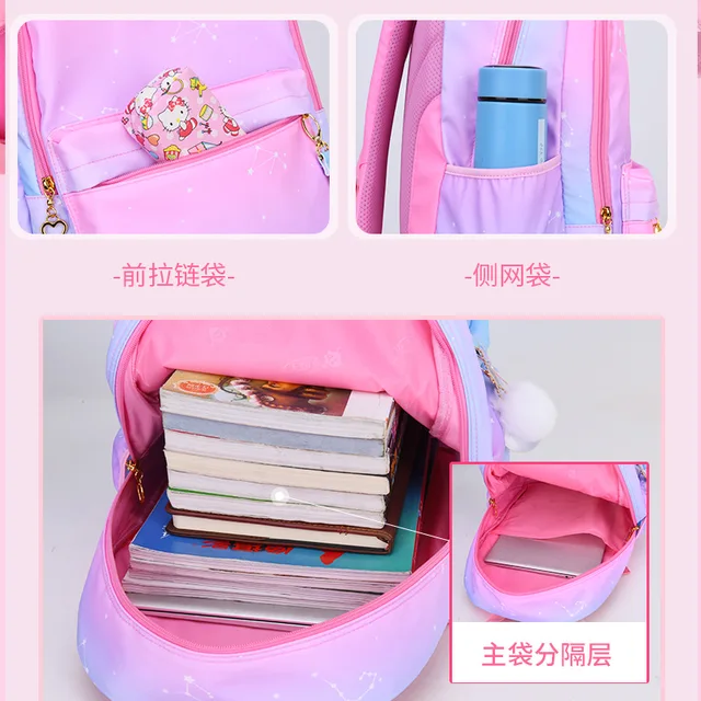 waterproof Children School Bags for Girls Primary princess school backpack Orthopedic Backpacks schoolbag kids Mochila Infantil 6