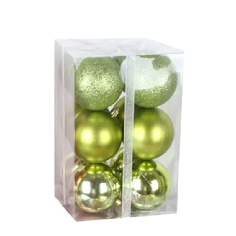 12ct 2.4-Inch Christmas Balls Ornament for Xmas Trees Parties, Holiday Decor