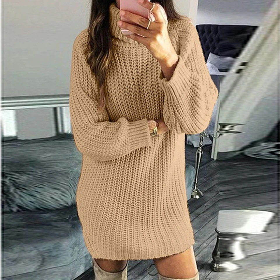 oversized pink sweater dress