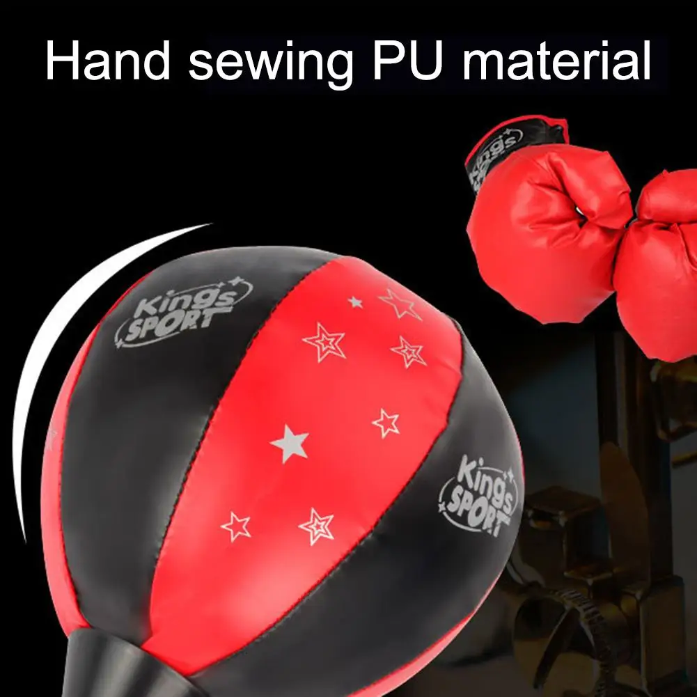 Adjustable Boxing Vertical Speed Ball + Gloves Sets