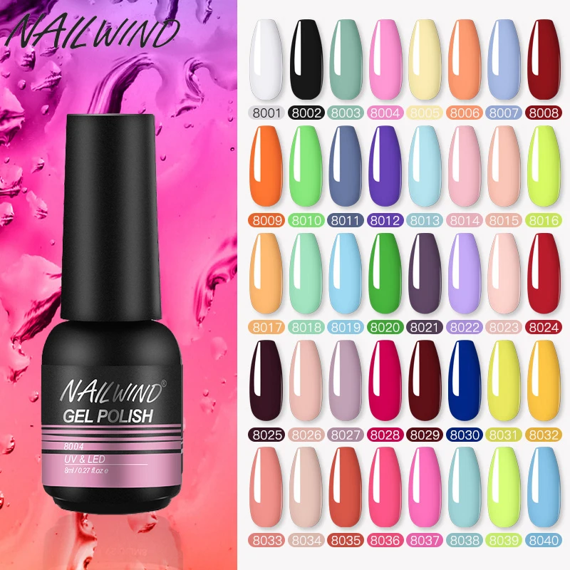 Nailwind лак для ногтей 8 мл гель Лаки Краски! Полупостоянная ногти художественный