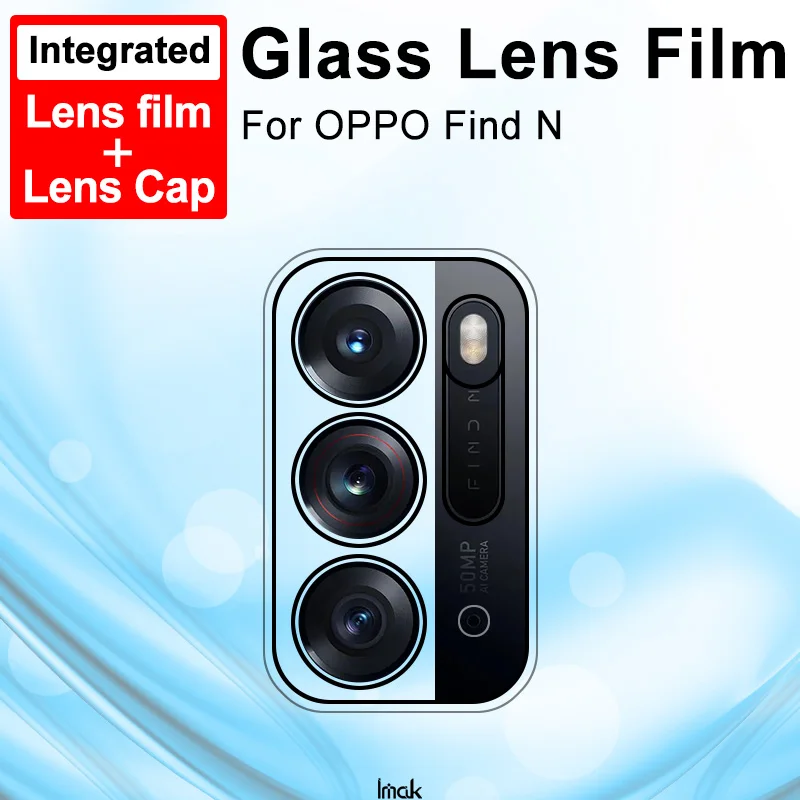 For OPPO Find N Camera Lens Film IMAK High Definition Clear Abrasion Resistant Glass Coverage |
