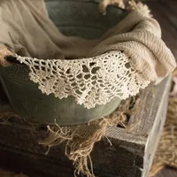Newborn Photography Prop Photography Baby Props Photo Props Baby Studio Accessori Retro Pattern Iron Bucket for Newborn Shoot 3