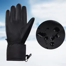 Водонепроницаемые зимние теплые перчатки мужские лыжные перчатки для сноуборда унисекс Зимние теплые уличные спортивные Нескользящие ветрозащитные перчатки# PYF