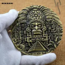 Maya aztek takvimi hediyelik eşya tahmin hatıra paraları sanat koleksiyonu hediyeler hatıra paraları koleksiyonları ilginç