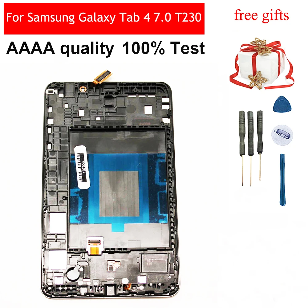 ЖК дисплей для samsung Galaxy Tab 4 7 0 T230 SM сенсорный экран дигитайзер стекло + панель с