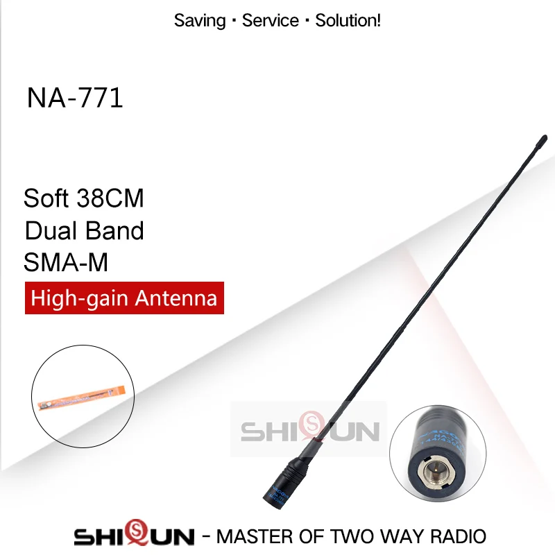 Мужская двухдиапазонная антенна Nagoya для телефона|baofeng uv-3r|cb radio stationantenna baofeng |
