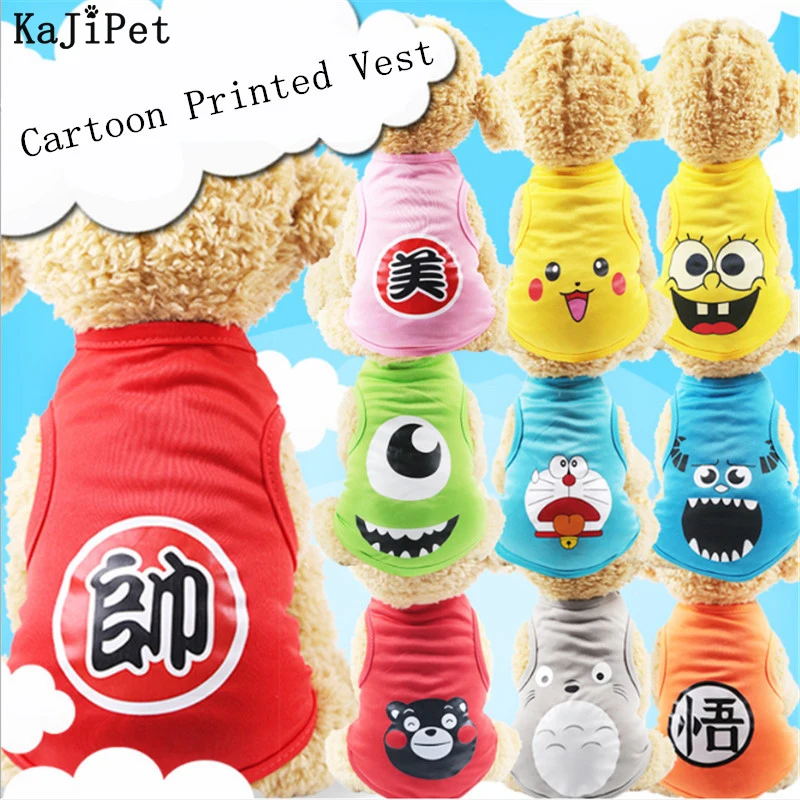 T-Shirt Small Dogs Cartoon Chihuahua Fashion Hot Cute for Pet-Dog-Clothes Cat