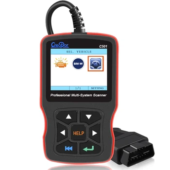 

Creator C501 OBD 2 Car Diagnostic for BMW e46 e39 e90 e60 Diagnostic Scanner Code Reader AC EPS Oil Service Reset EPB ABS Airbag