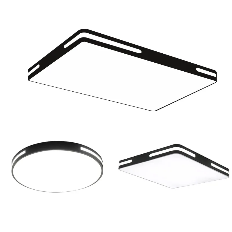 

Ultra-Thin Ceiling Lamp Acrylic LED Lamp Minimalist Modern Household Bedroom Northern European-Style Rectangular Living Room Lig