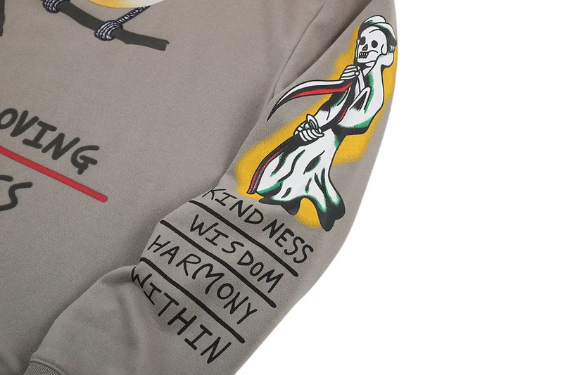 Kanye West Kids See Ghosts коллекция для женщин и мужчин толстовки в стиле хип-хоп негабаритных мужчин Повседневная Толстовка пуловер
