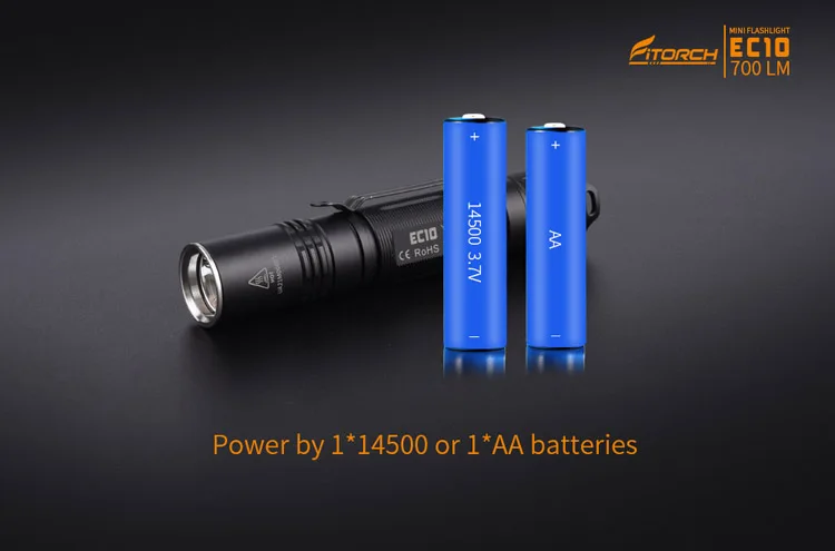 Wi-Fi фонарь EC10 XP-L2, 700 люмен, 5 режимов, Мини Тактический светодиодный фонарь 14500/AA для кемпинга, фонарь, прожекторы, портативная лампа