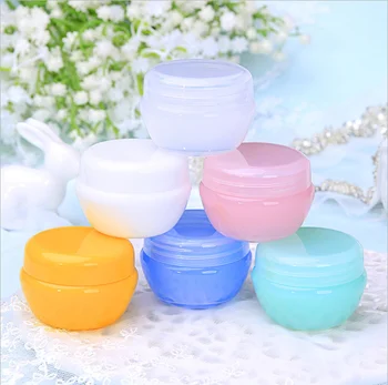 

5PCS Mushroom Container Jars with Inner Liner for Scrubs Oils Salves Cream Lotions Makeup Cosmetics Nail Accessories Beauty Aids