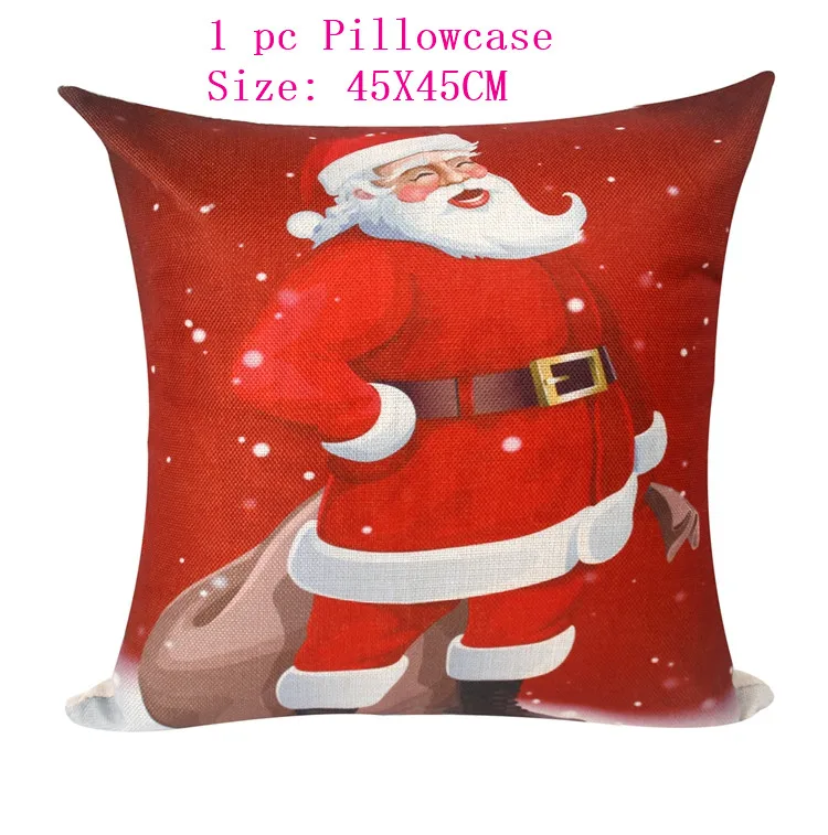 1 шт. рождественские украшения для дома Navidad kerst decoratie плюшевые украшения с подвеской в виде оленя лося и оленя год - Цвет: Santa Claus