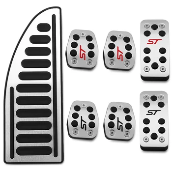 

Stainless Steel Car Pedal Covers Pedals Set for Ford Focus 2 3 4 MK2 MK3 MK4 Kuga Escape RS ST 2005 - 2017 Accessories