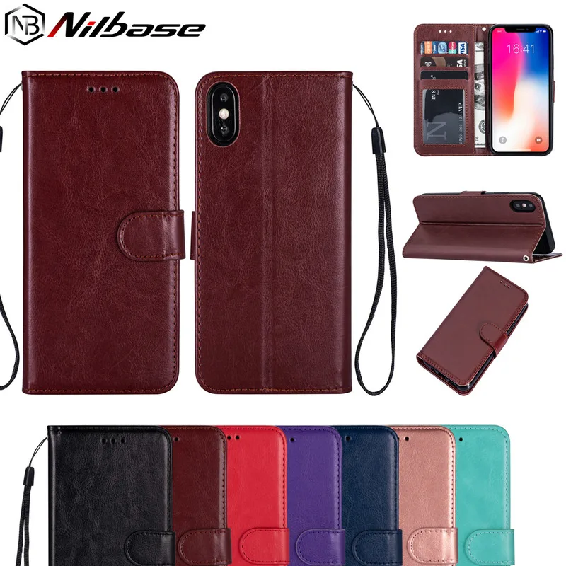 

Luxury Leather Flip Case For iPhone 12 Mini 12 11 Pro XS MAX X XR 8 7 6s 6 Plus 5 5s SE 2020 Cards Stand Wallet Phone Coque Etui
