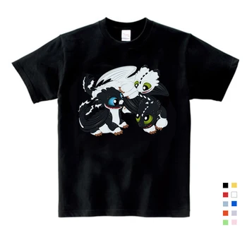 

2019 Fashion Summer T Shirt How To Train Your Dragon Kids Tops Tee T-shirts Sports Wear Casual Clothes Children Shirt 3-12 Years