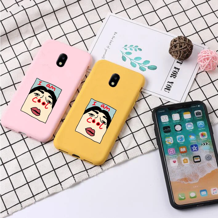 Lamo Чехол я смешной крутой чехол для samsung Galaxy J3 J4 J6 J7 J8 A3 A5 A7 A8 S10 Plus Note 10 8 9 Pro S10E S9