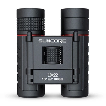 

Binoculars HD High Magnification 10x22 Compatible With Dome Compact Lightweight IPX5 Waterproof With Storage Bag Neck Strap