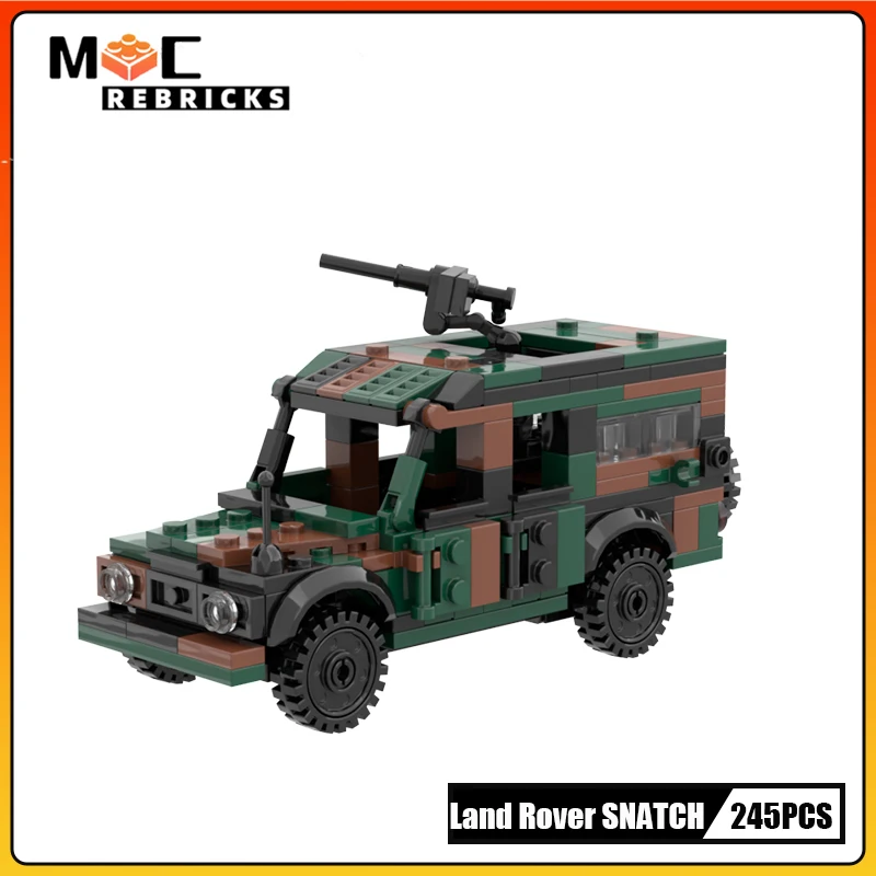 

MOC Building Block Loadable Soldiers SWAT Cars Military Series Off road armored vehicle guard Car small particles Children's Toy