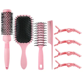 

Round Brush Hair Brush Comb Salon Barber Anti-Static Hair Combs Hairdressing Combs Hair Care Styling Tools