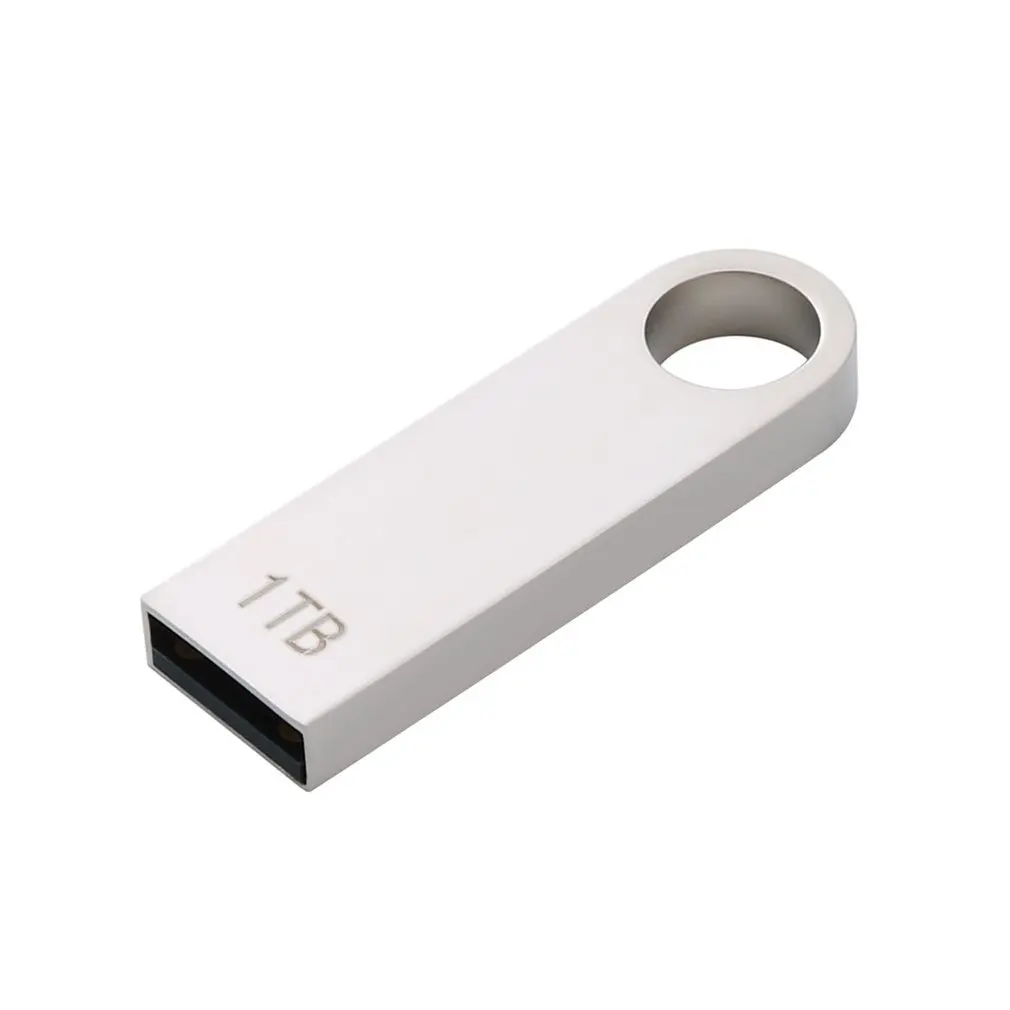Mini círculo positivo de Metal, disco en U pequeño y exquisito de acero inoxidable, para trabajar música, unidad Flash Usb, llavero portátil