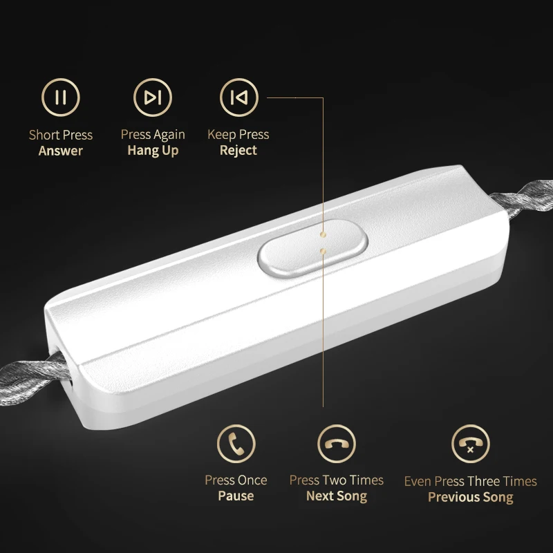 CCA C10 PRO 4BA 1DD гибридные наушники вкладыши металлические HIFI мониторы гарнитуры