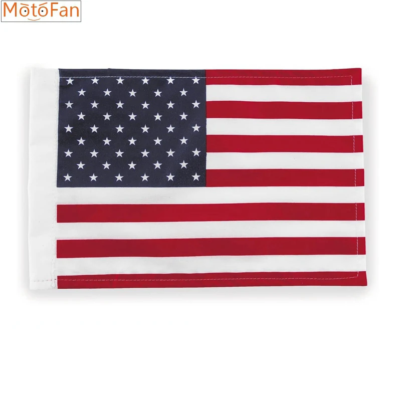 NEW 6"x 9" USA US Flag For Harley Honda Yamaha Motorcycles Mount Decorate NEW 6"x 9" USA US Flag For Harley Honda Yamaha Motorcycles Mount Decorate