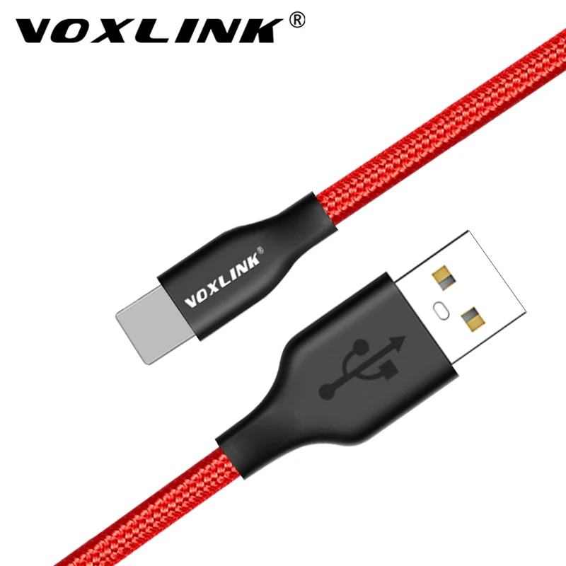 VOXLINK USB Kabel Nylon Geflochtene für iphone X XS XR Schnelle Lade Sync Daten USB Kabel Für iphon