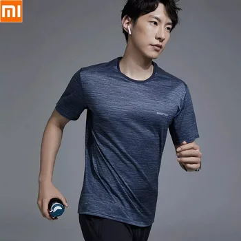 

Xiaomi 90 points men's moisture wicking T-shirt Quick dry soft light running fitness sports male Short sleeve