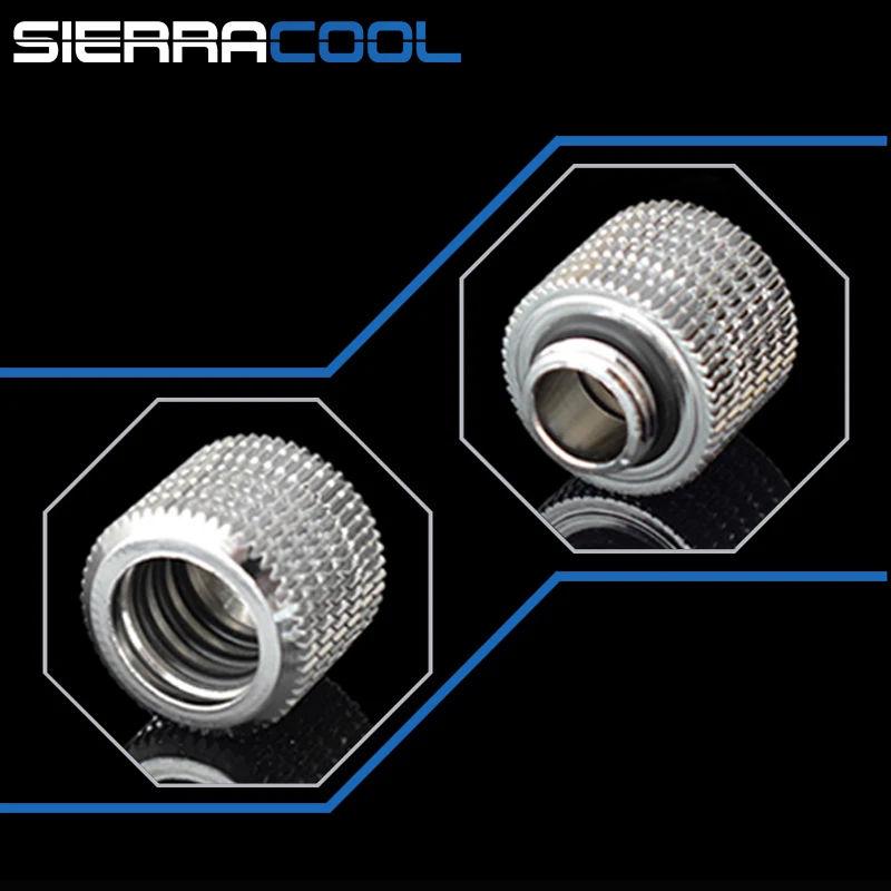 Four layer seal Mechanical gearwheel OD14mm Hard Tube Fitting G1/4 Adapters For | Компьютеры и офис