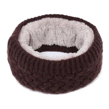 Унисекс зимний шейный шарф теплый шерстяной трикотажный плюс бархатный толстый воротник шеи теплые шарфы для сноуборда катания на лыжах