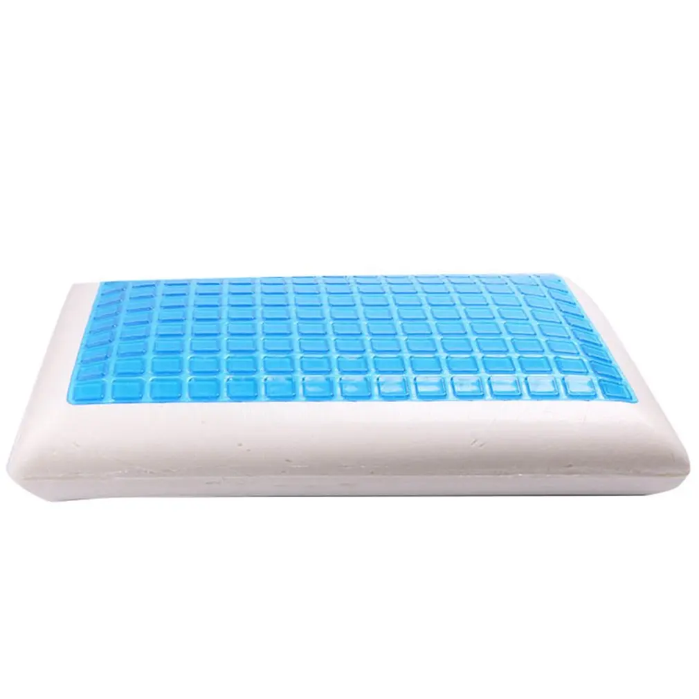 

Summer Soft Silicone Gel Memory Foam Summer Cool Pillow Spondylosis and Eczema Prevented For Cervical Vertebra Healing