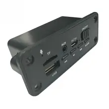 WAV 2x3W FM 2,0 с усилителем Aux декодер плата автомобиля Bluetooth MP3 USB интерфейс