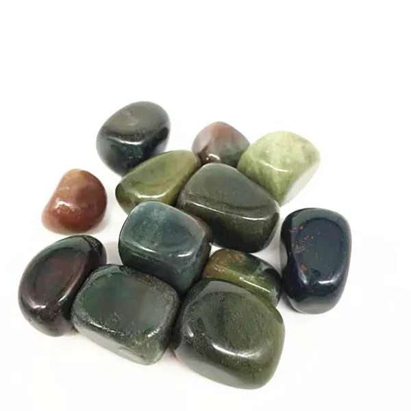 5 шт. натуральный маленький голубой нефрит океан яшма рухнул камни полированный