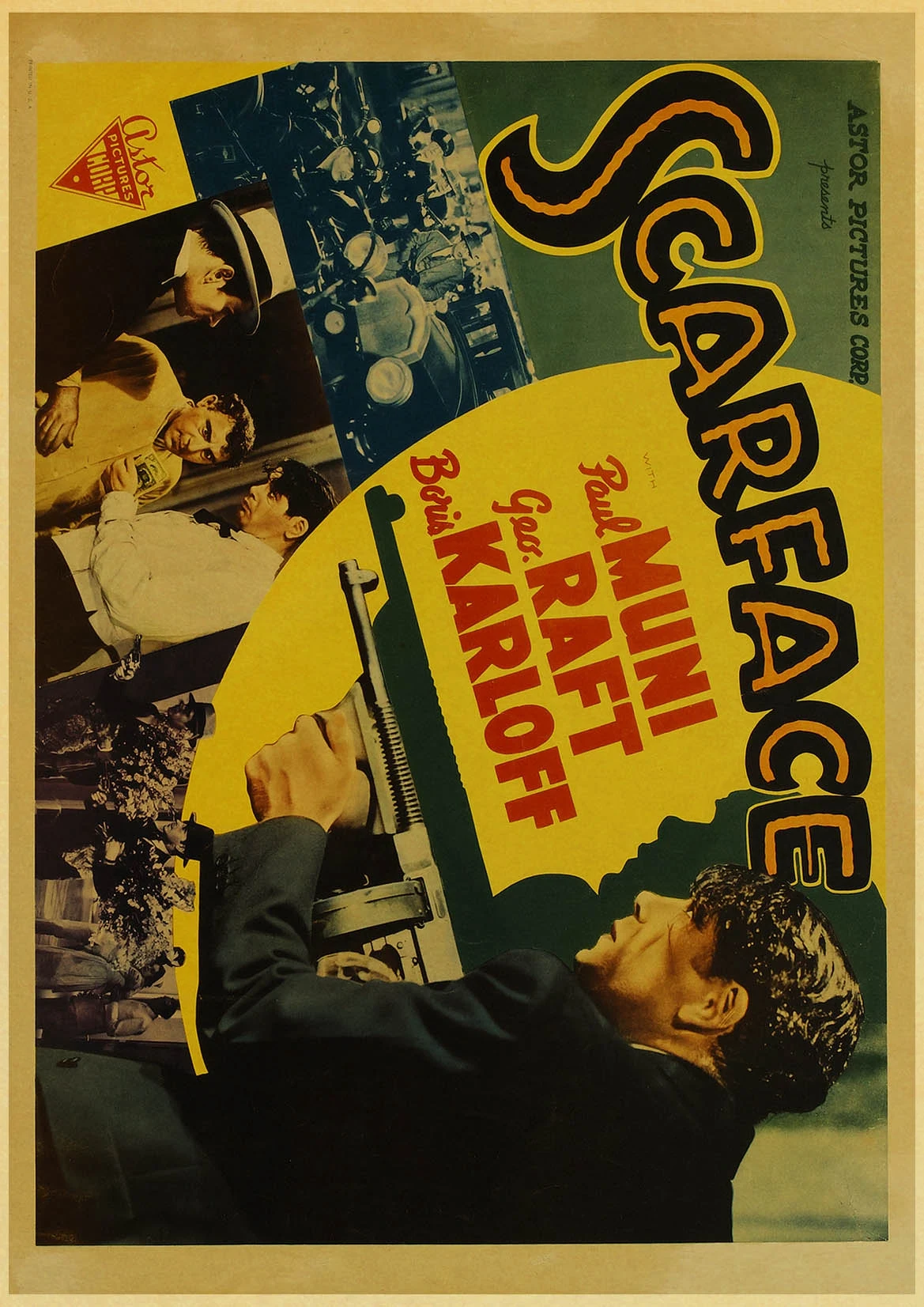 Scarface Movie Poster 1932