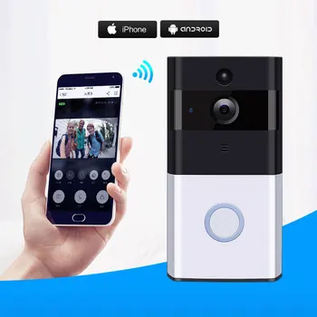 

Smart Video Doorbell HD Door Camera Intercom IP Wireless WIFI Door Bell Home Security Monitor Night Vision Motion Detection APP