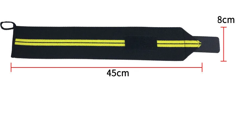 2PCS Wrist Support Weight Lifting Strap Fitness Gym Sport Wrist Wrap Bandage Hand Support Wristband Hand Protection