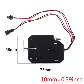 安い 磁気磁気ラッチドアロック電気ドロップボルトピック自動 Dc 12 V 2A 電磁誘導アクセス制御ファイルケースキャビネット
