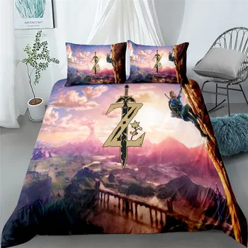 

legendary hero children duvet cover set king queen double full twin single size bed linen set