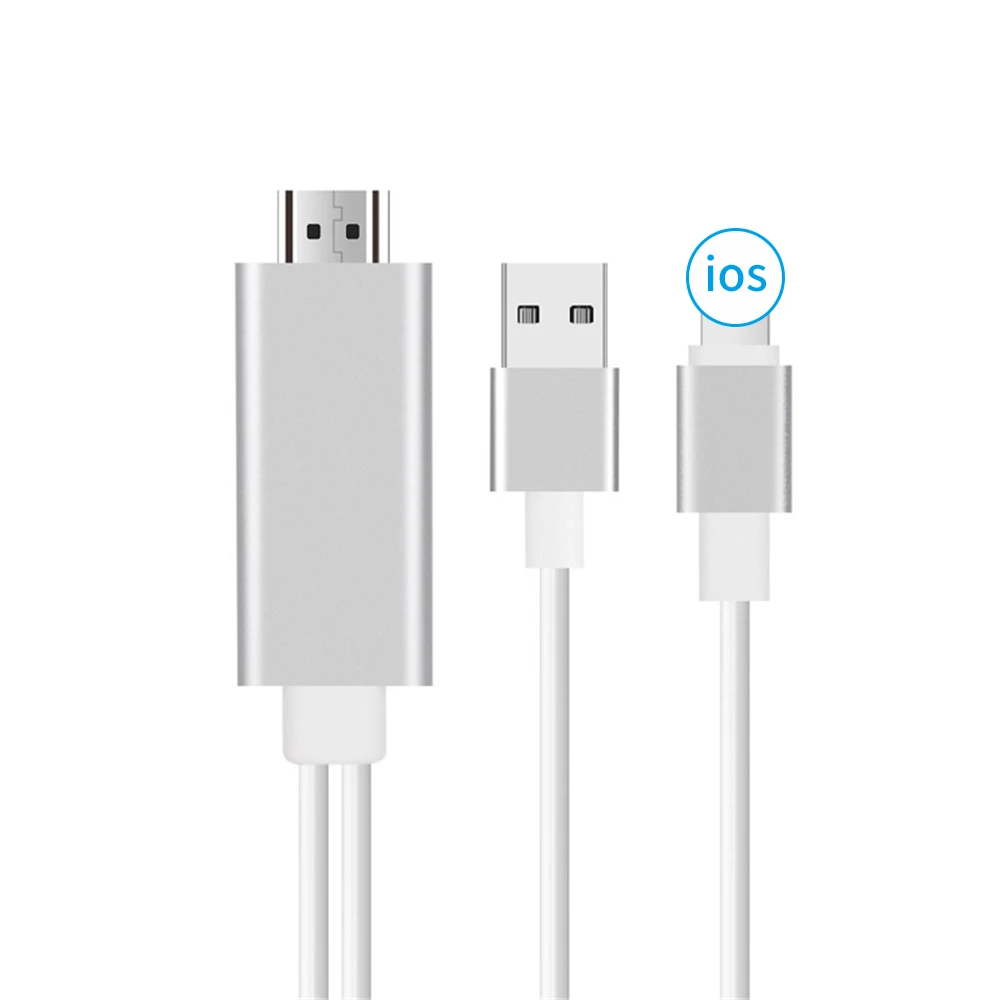HDTV цифровой av адаптер для Lightning HDMI кабель iPhone 6S Plus X IPad IOS 10 11 12 USB конвертер| |