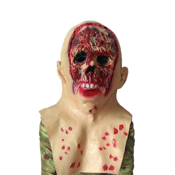 

Halloween Skull Mask Scars Horror Monster Cosplay Accessory Evil Mask for Halloween Party Decorations
